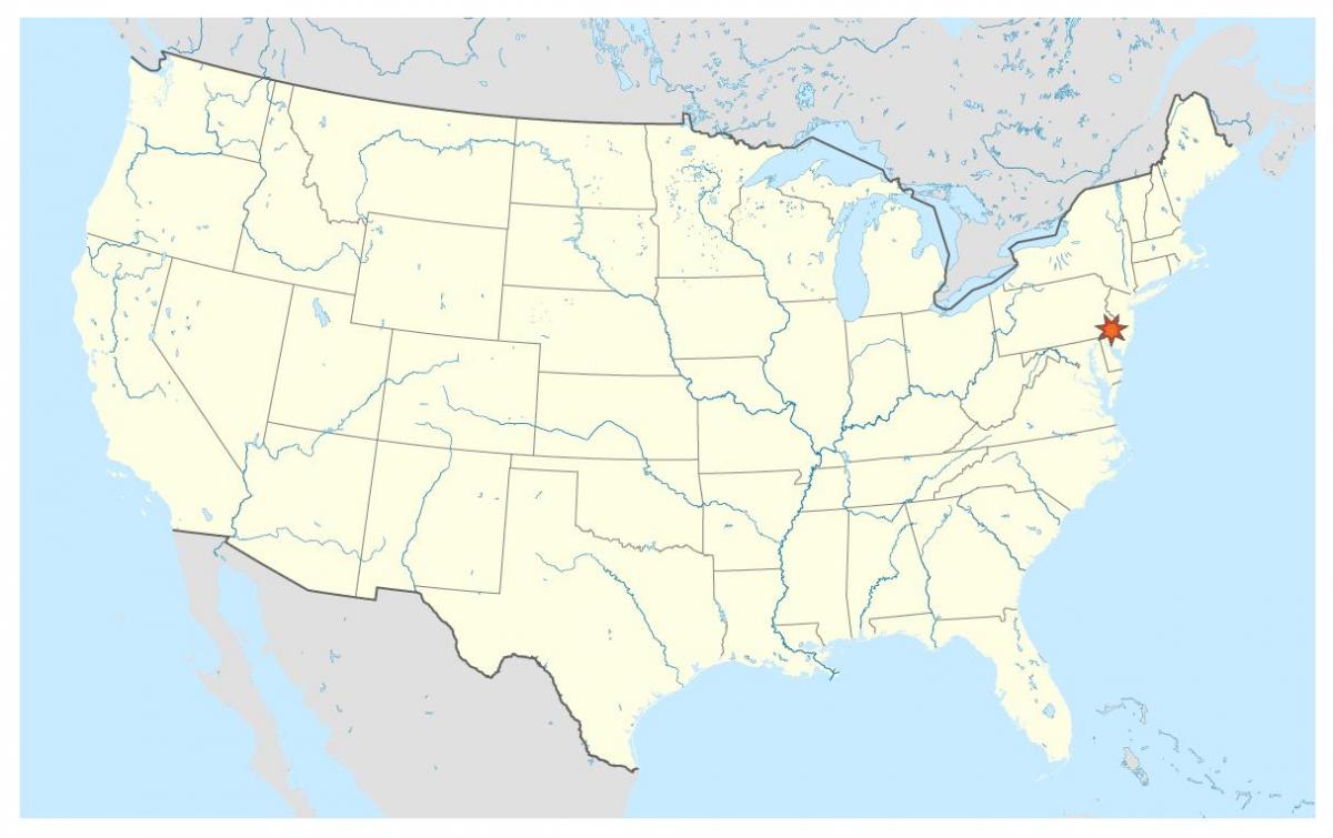 mapa del mundo de Filadelfia