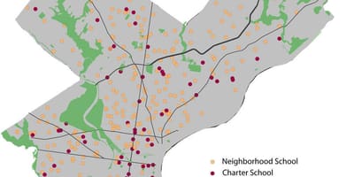 Distrito escolar de filadelfia mapa