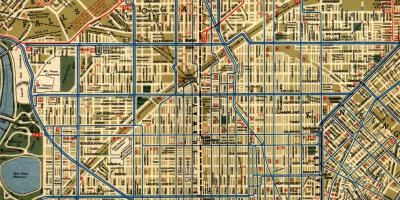 Mapa de las calles de Filadelfia