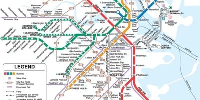 Metro de Filadelfia mapa