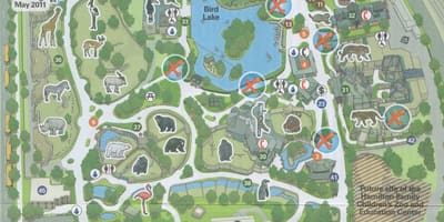 Mapa de Filadelfia zoo