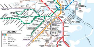 Filadelfia mapa de transporte público